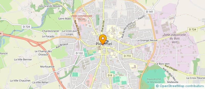 localisation de l'entreprise A-TYPICA  PLOERMEL