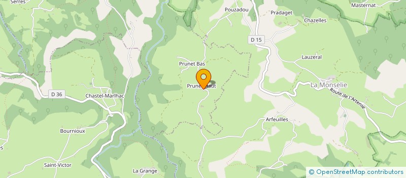 localisation de l'entreprise A'TYPIK CANTAL HOME DE LA SUMENE à VEBRET