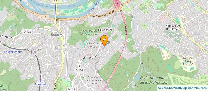 localisation de l'entreprise A U B I  CELLE-SAINT-CLOUD (LA)