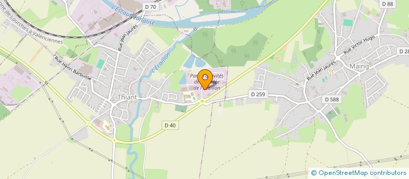 localisation de l'entreprise A.U.E.M. à THIANT