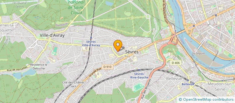 localisation de l'entreprise A.U.M.T.S. à SEVRES
