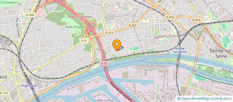 localisation de l'entreprise A UN AUTRE SOLEIL  ARGENTEUIL