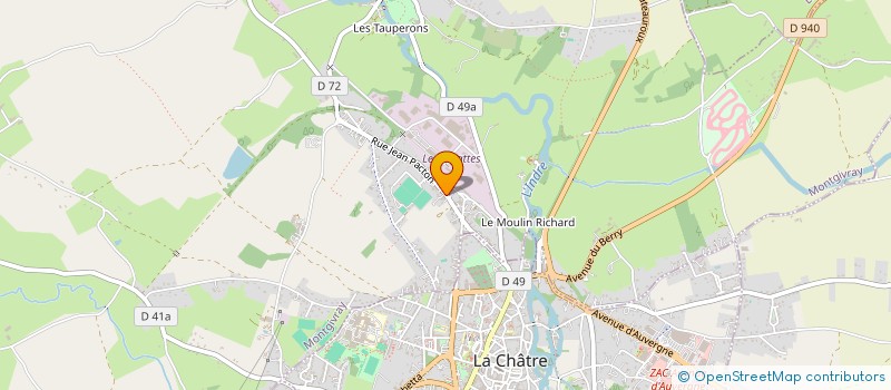 localisation de l'entreprise A UNE AUTRE EPOQUE à MONTGIVRAY