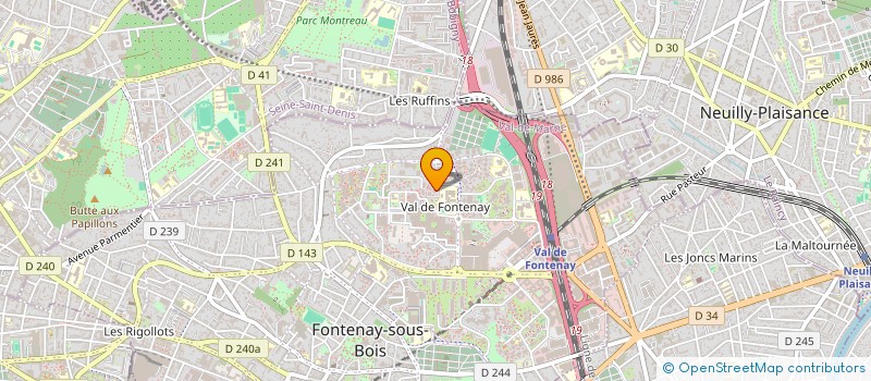 localisation de l'entreprise A UNE SEULE VOIX à FONTENAY-SOUS-BOIS