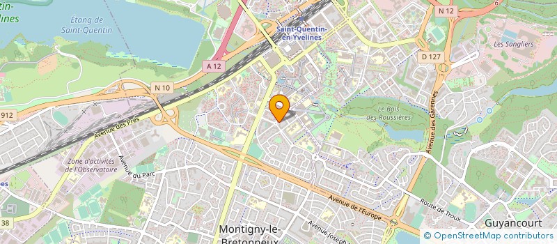 localisation de l'entreprise A-UNITED CATERING  MONTIGNY-LE-BRETONNEUX