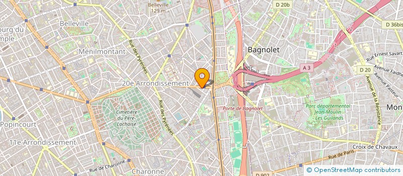 localisation de l'entreprise A.V  PARIS