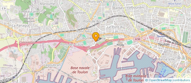 localisation de l'entreprise A.V.A.P.P.H à TOULON