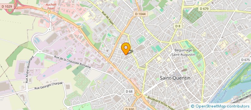localisation de l'entreprise A.V BATIMENT à SAINT-QUENTIN