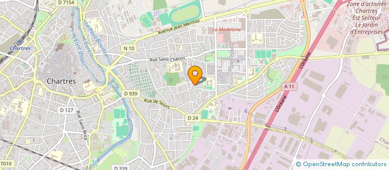 localisation de l'entreprise A.V. BATIMENT à CHARTRES