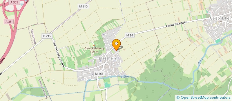 localisation de l'entreprise A.V CAPITAL  BLAESHEIM