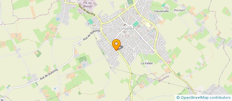 localisation de l'entreprise A.V.CONCEPT  LINSELLES