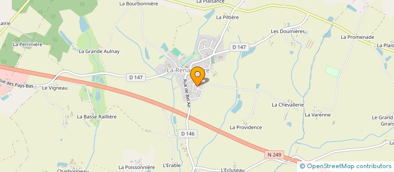 localisation de l'entreprise A. V. D. L. à SEVREMOINE