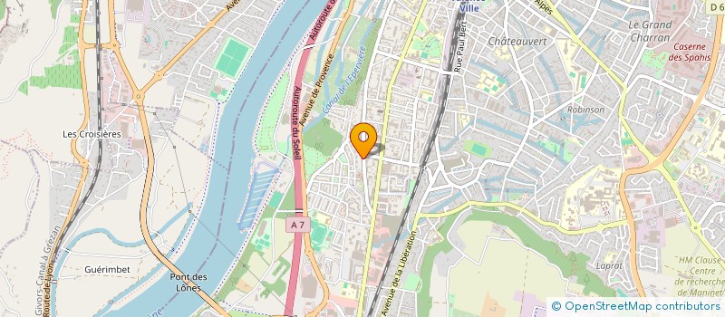 localisation de l'entreprise A V E à VALENCE