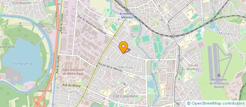 localisation de l'entreprise A.V.E. ASSURANCE VIE EN ENTREPRISE à STRASBOURG
