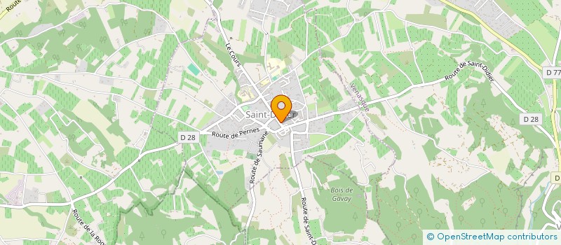 localisation de l'entreprise A.V.E.C. SAINT DIDIER(ASS POUR LA VALORISATION DE L'ENVIRONNEMENT, DE LA COMMUNICATION ET DE LA CULTURE DE SAINT DIDIER)  SAINT-DIDIER