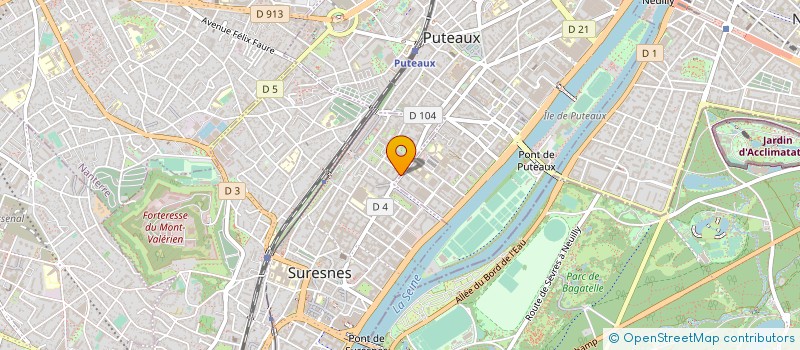 localisation de l'entreprise A.V.E CONCEPT IMMO à SURESNES