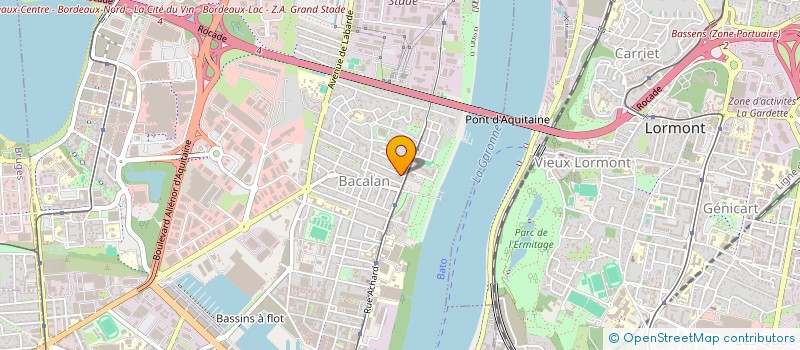 localisation de l'entreprise A.V.E.N.I.R à BORDEAUX