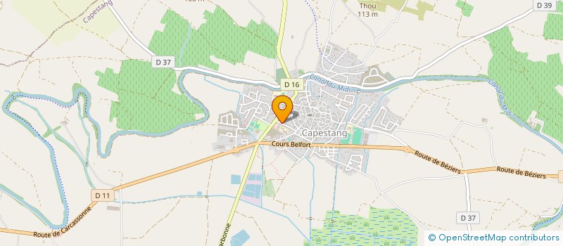 localisation de l'entreprise A.V.E.N.I.R FORMATION  CAPESTANG