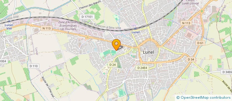 localisation de l'entreprise A.V. F MENUISERIE à LUNEL