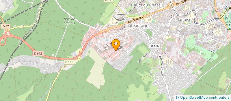 localisation de l'entreprise A.V.G. SERVICES à BESANCON