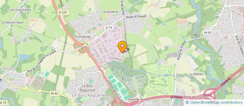 localisation de l'entreprise A V GENERATION  TREILLIERES