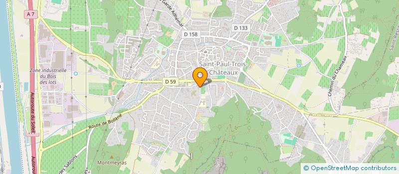 localisation de l'entreprise A.V. HOLDING  SAINT-PAUL-TROIS-CHATEAUX