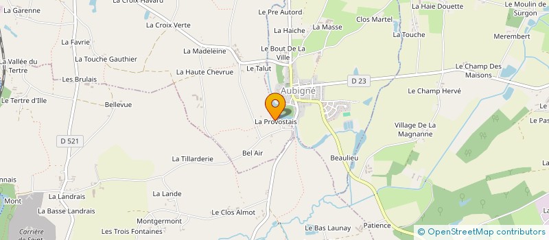 localisation de l'entreprise A&V HOLDING  MONTREUIL-SUR-ILLE