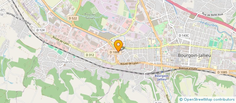 localisation de l'entreprise A.V.I.A. MANAGEMENT à BOURGOIN-JALLIEU