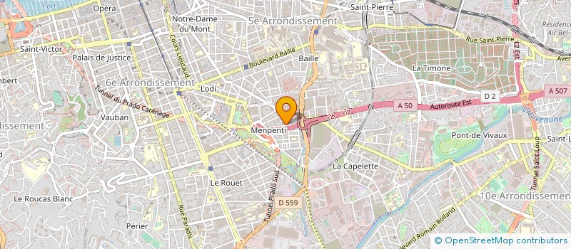 localisation de l'entreprise A.V.I.S.E. ALUMINIUM VITRERIES SUD EST à MARSEILLE