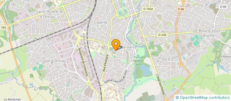 localisation de l'entreprise A.V.I.S.E.R. à LA ROCHE-SUR-YON