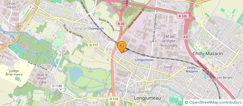 localisation de l'entreprise A.V. ILLICO PRESTO à CHAMPLAN
