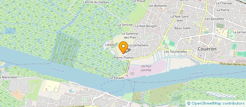 localisation de l'entreprise A & V INVEST à COUERON