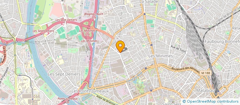 localisation de l'entreprise A.V.L. 46 à TOULOUSE