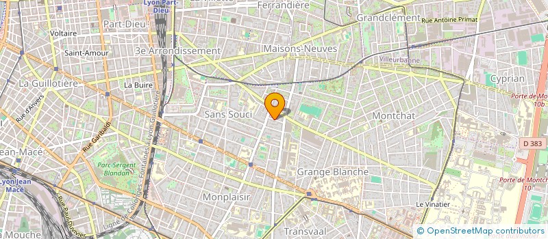 localisation de l'entreprise A&V LOCATIONS  LYON