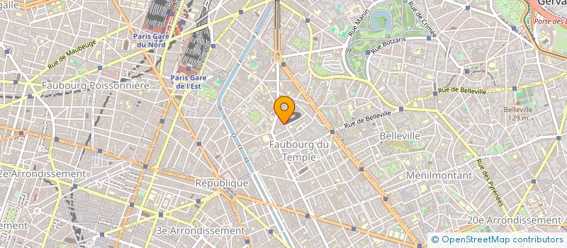 localisation de l'entreprise A.V.M. à PARIS