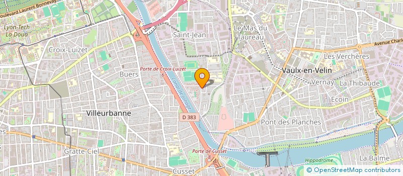 localisation de l'entreprise A.V.M. INTERNATIONAL  VILLEURBANNE