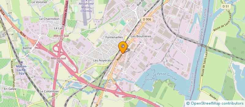 localisation de l'entreprise A V N 2 à MACON