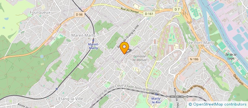 localisation de l'entreprise A.V.N AUTO CLASS à LE PECQ