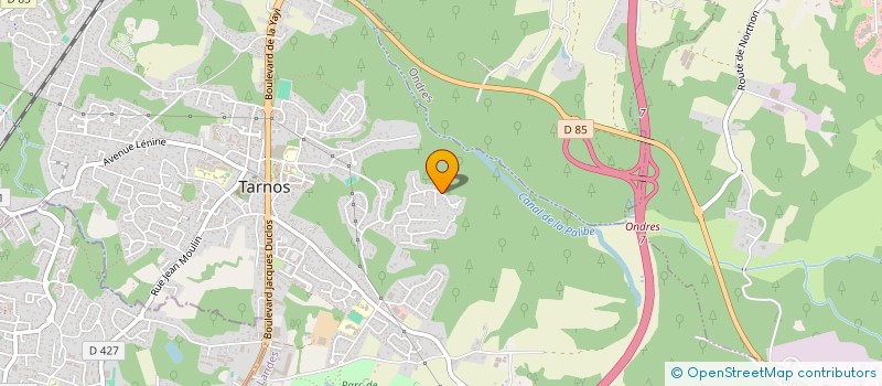 localisation de l'entreprise A V O E ENERGIES à TARNOS