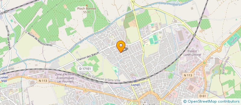 localisation de l'entreprise A.V.P.  CRESPIAN