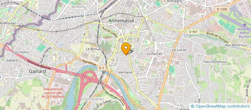 localisation de l'entreprise A.V.P.P. à ANNEMASSE