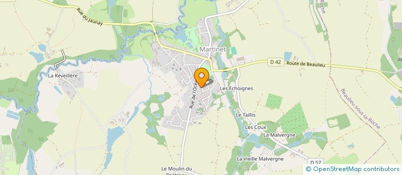 localisation de l'entreprise A.V.P PORTAIL  MARTINET