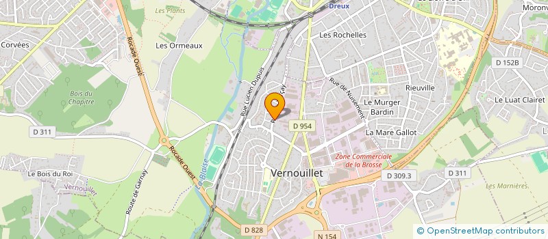 localisation de l'entreprise A.V.R. à VERNOUILLET