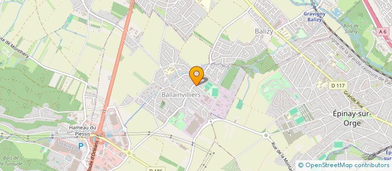 localisation de l'entreprise A.V.R.P à BALLAINVILLIERS