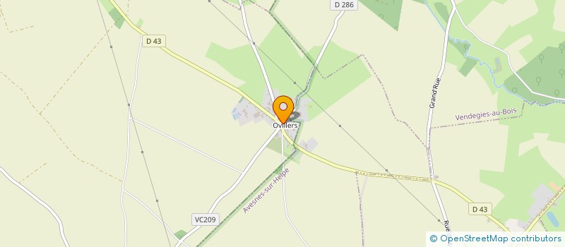 localisation de l'entreprise A V S 59  SOLESMES