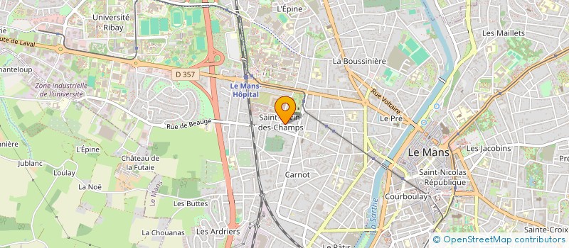 localisation de l'entreprise A.V.S. à LE MANS