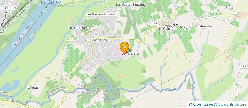 localisation de l'entreprise A.V.S  OREE-D'ANJOU