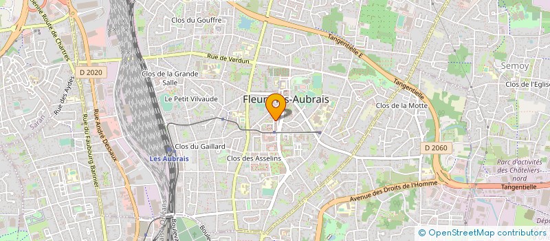 localisation de l'entreprise A.V.S. AMENAGEMENTS à FLEURY-LES-AUBRAIS