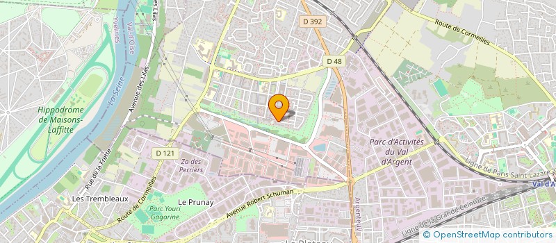 localisation de l'entreprise A.V.S BATIMENT à CORMEILLES-EN-PARISIS