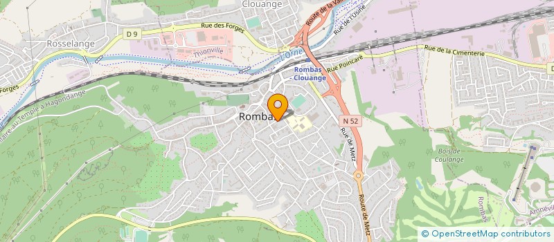 localisation de l'entreprise A.V.S SARL à ROMBAS